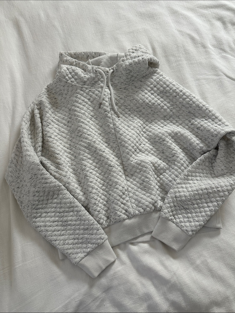 Cotton On Body White Heathered Cowl Neck Sweatshirt Sz S
